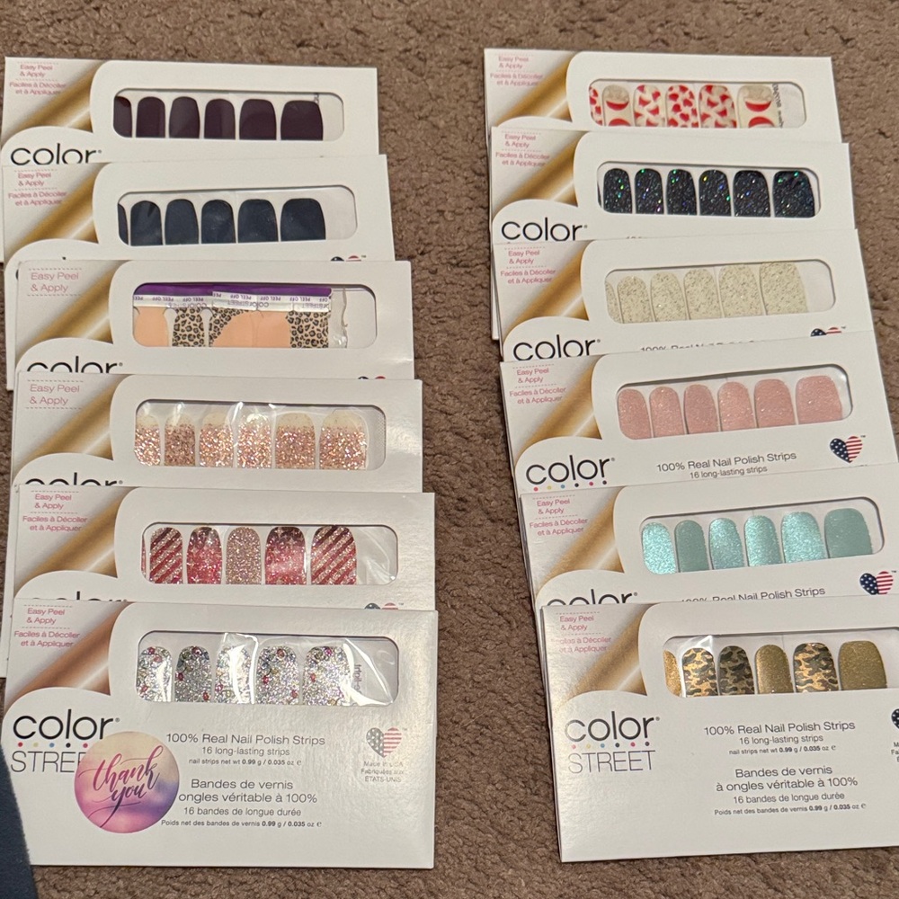 Color Street Vibrant Nail Polish Strips Collection of 43 sets - Picture 2 of 4